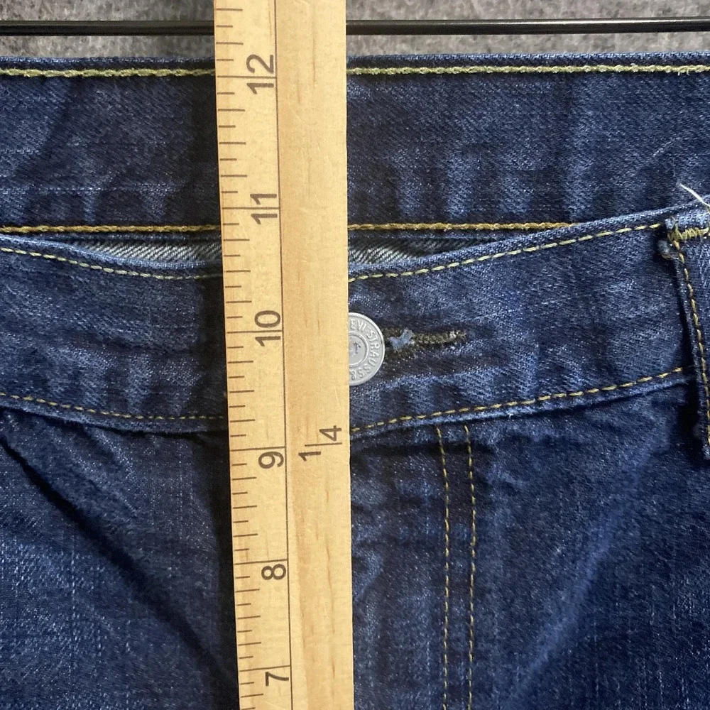 Levis 559 Jeans Mens 36x34 Blue Relaxed Straight Dark Wash‎ Denim 100% Cotton